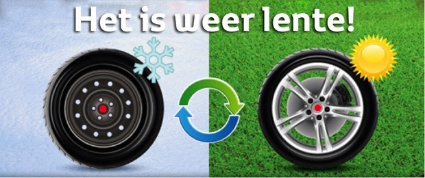 zomerbanden monteren
